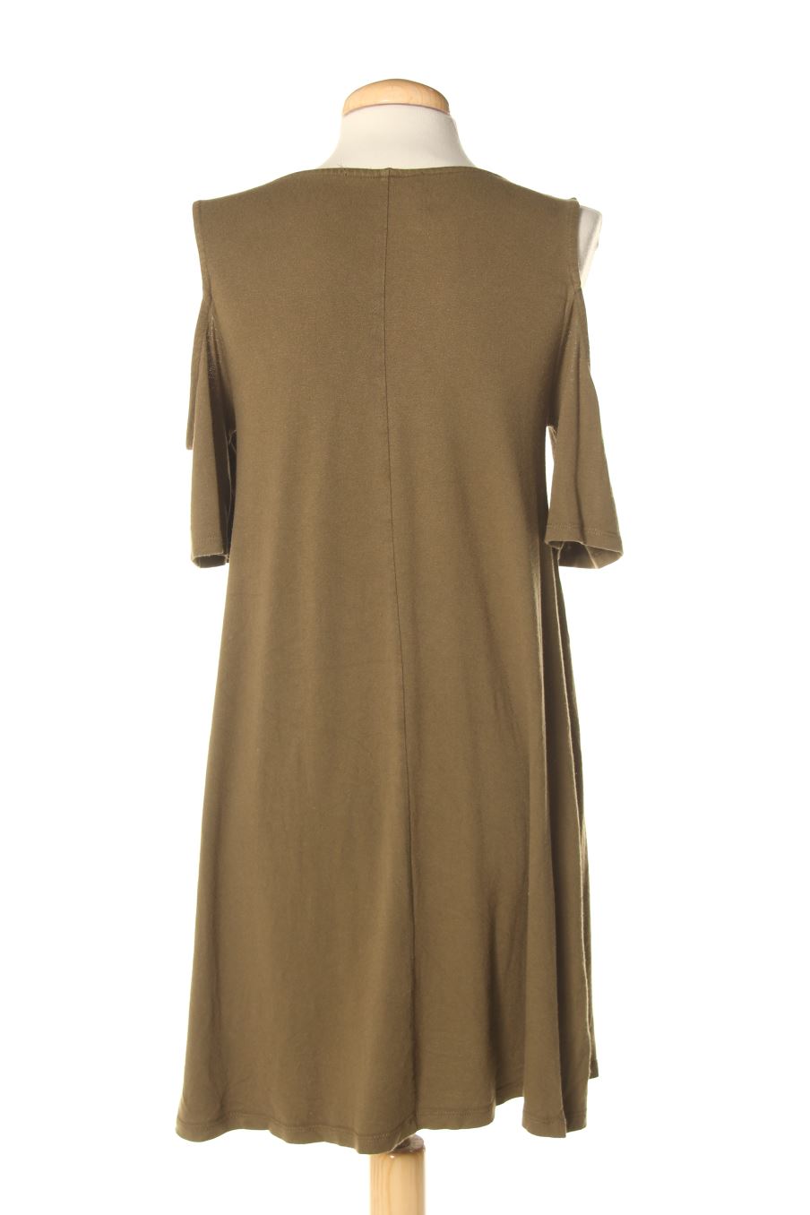 Robe casual Pull & Bear de la taille M, de couleur vert