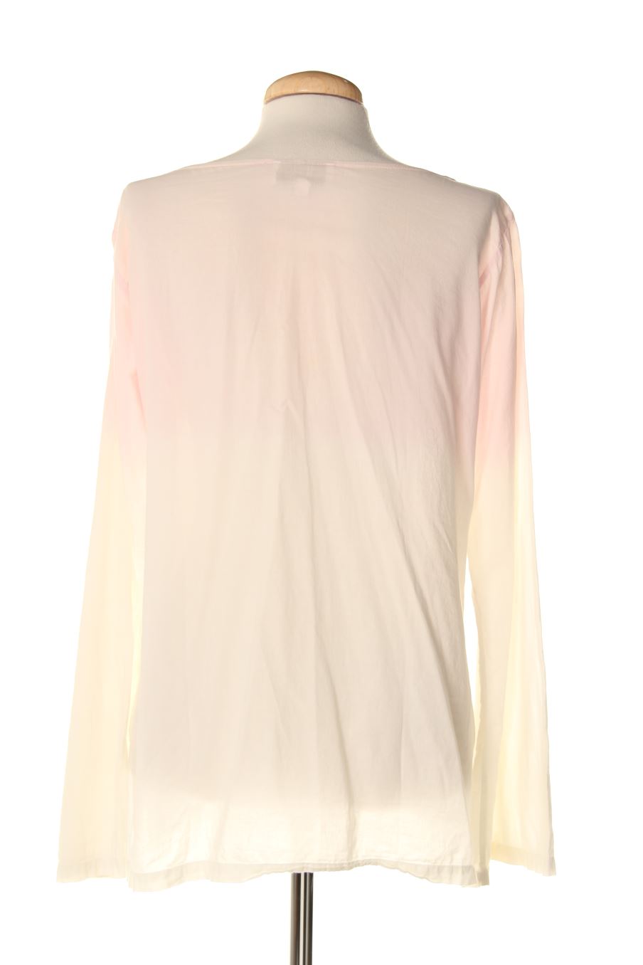 Blusa de manga larga de Virender Textiles de la talla 42, de color blanco