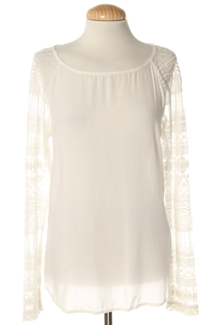 Blusa a maniche lunghe de Street one de la talla 36, de color bianco