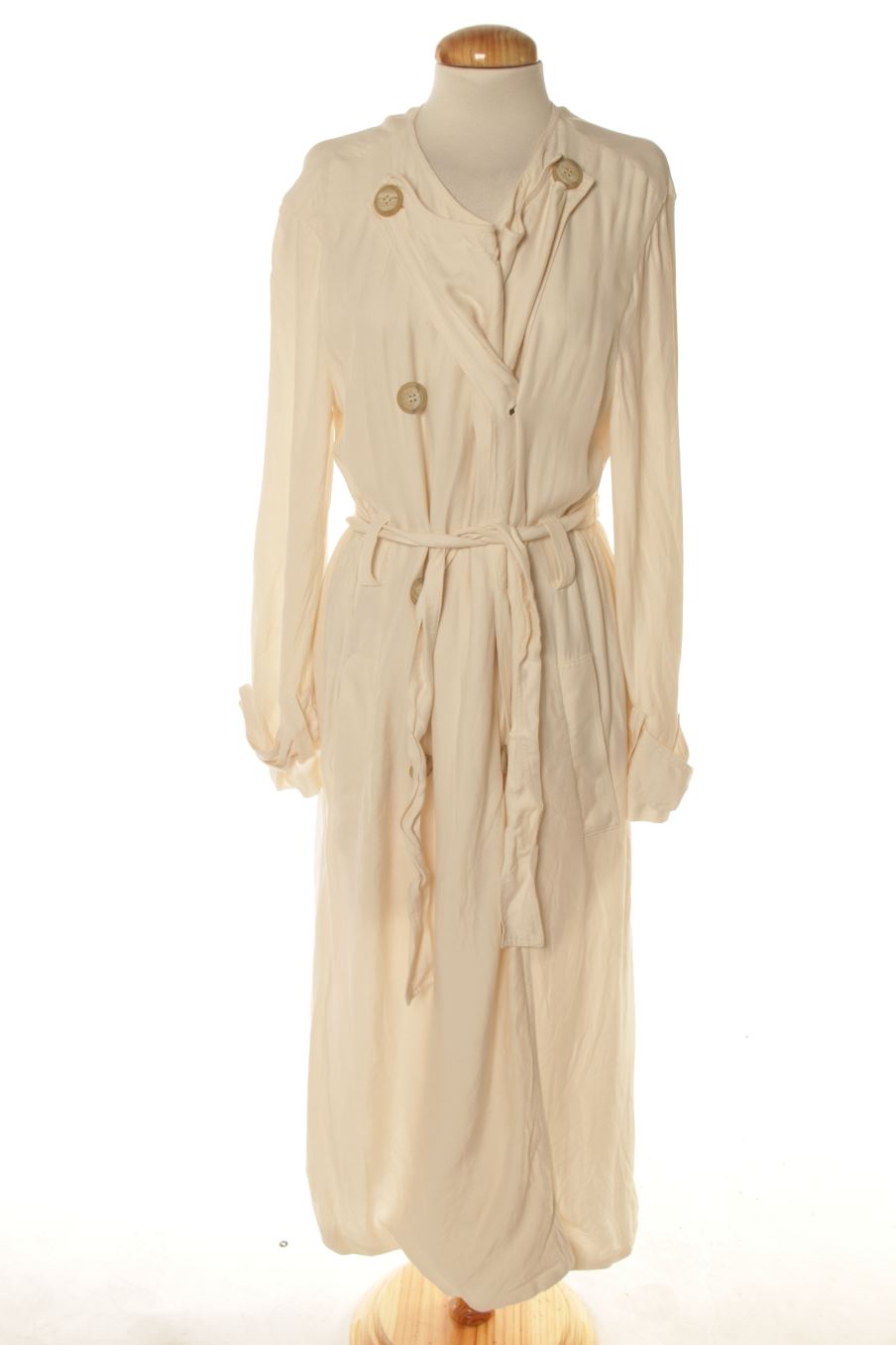 Gabardina de Mango de la talla L, de color beige