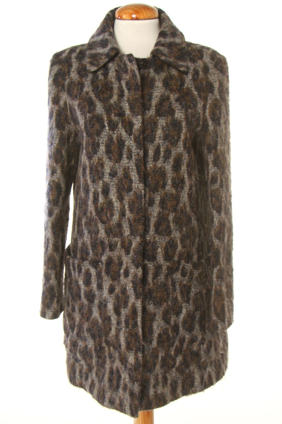 Manteau Zara de la taille S, de couleur animal print