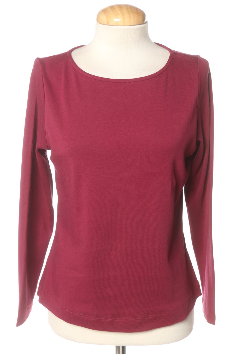 T-shirt à manches longues C&A de la taille M, de couleur bordeaux