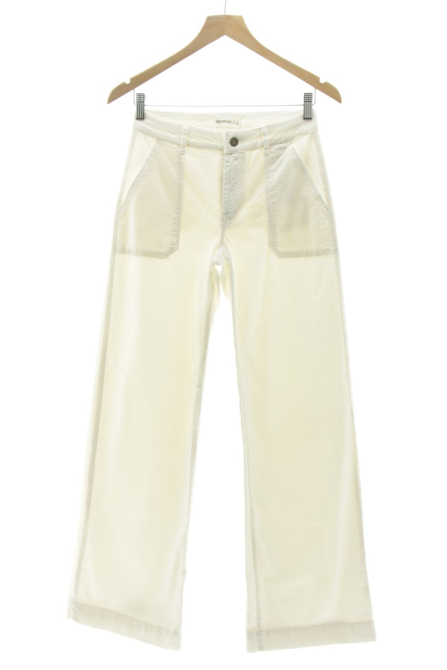 Pantalon Brownie de la taille 36, de couleur blanc