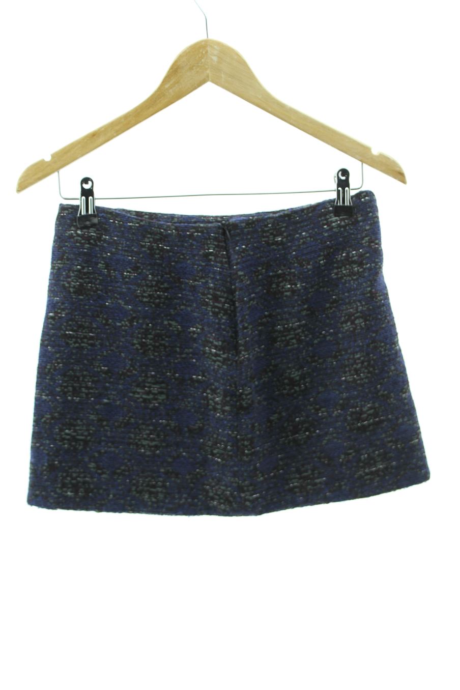 Jupe Pull & Bear de la taille S, de couleur bleu marine