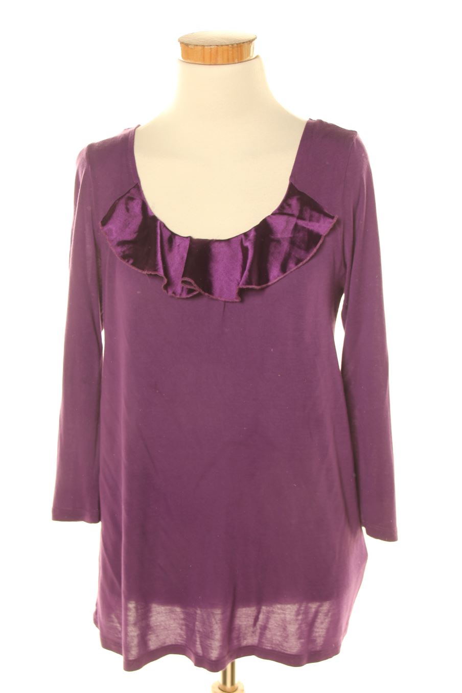 T-shirt à manches longues Yera de la taille S, de couleur pourpre