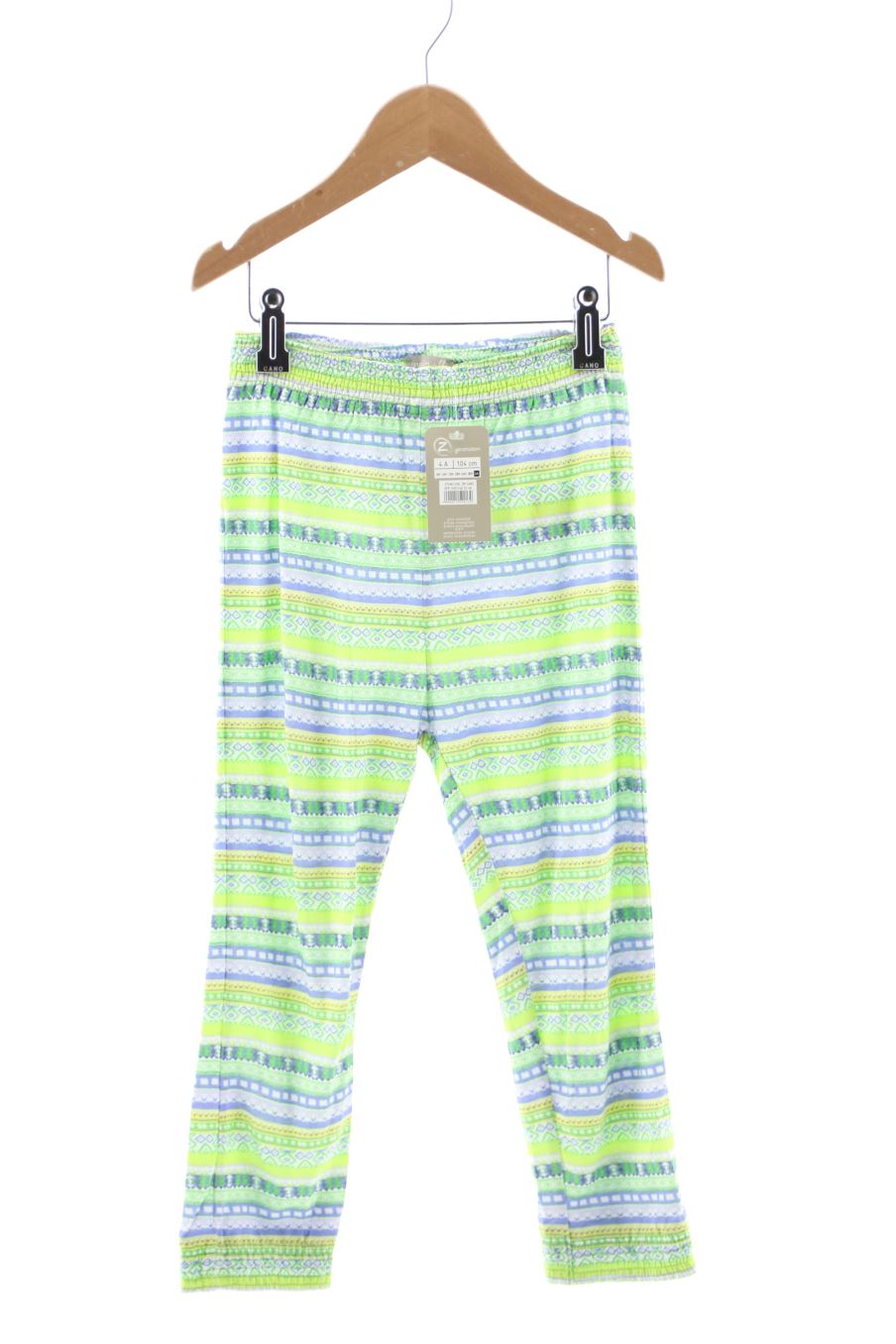 Pantalon Grain de blé de la taille 4 ans avec une étiquette