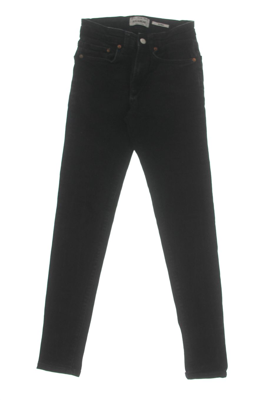 Jeans de Pull & Bear de la talla 36, de color nero