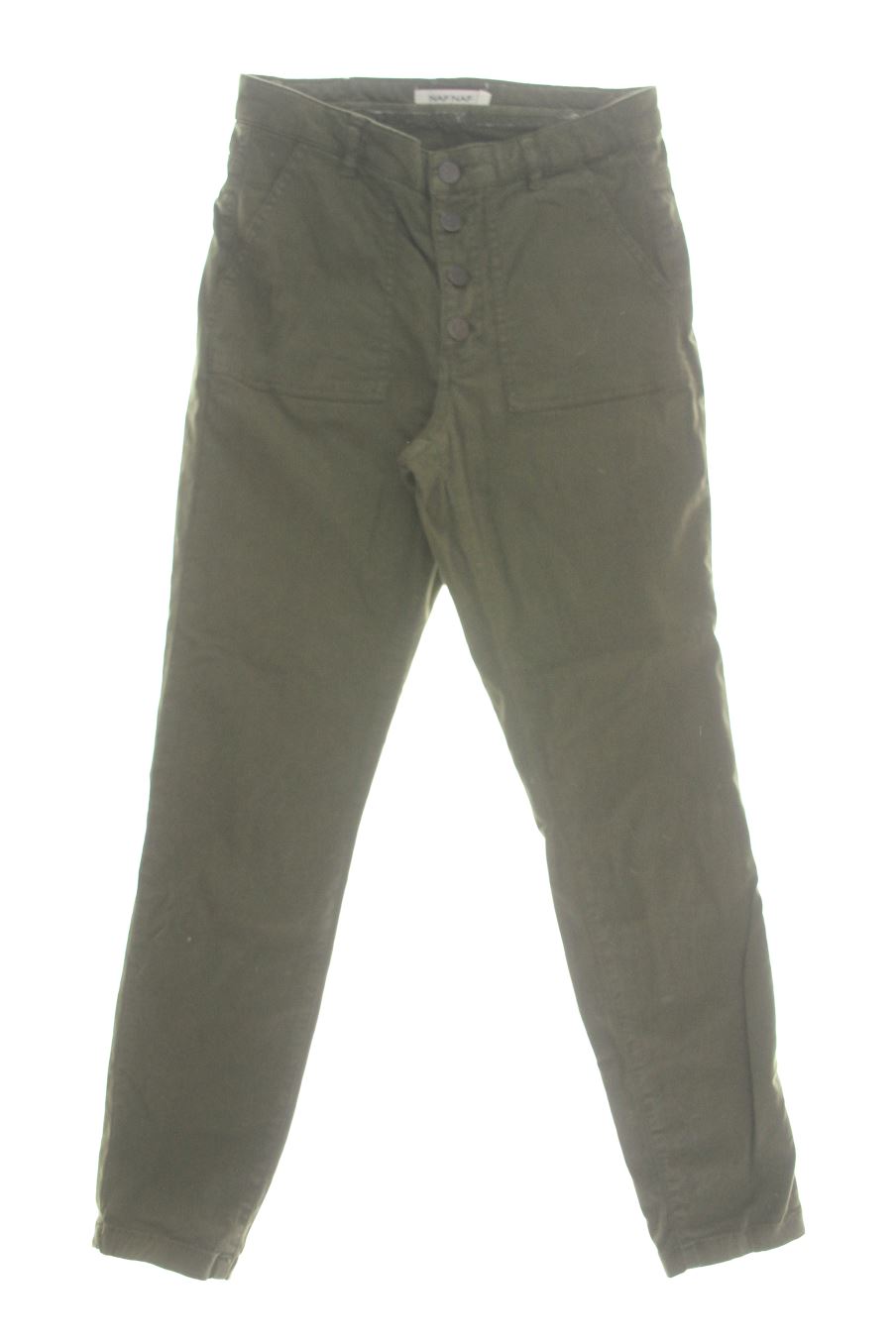Vaqueros de Naf Naf de la talla 38, de color verde de ropa vaquera