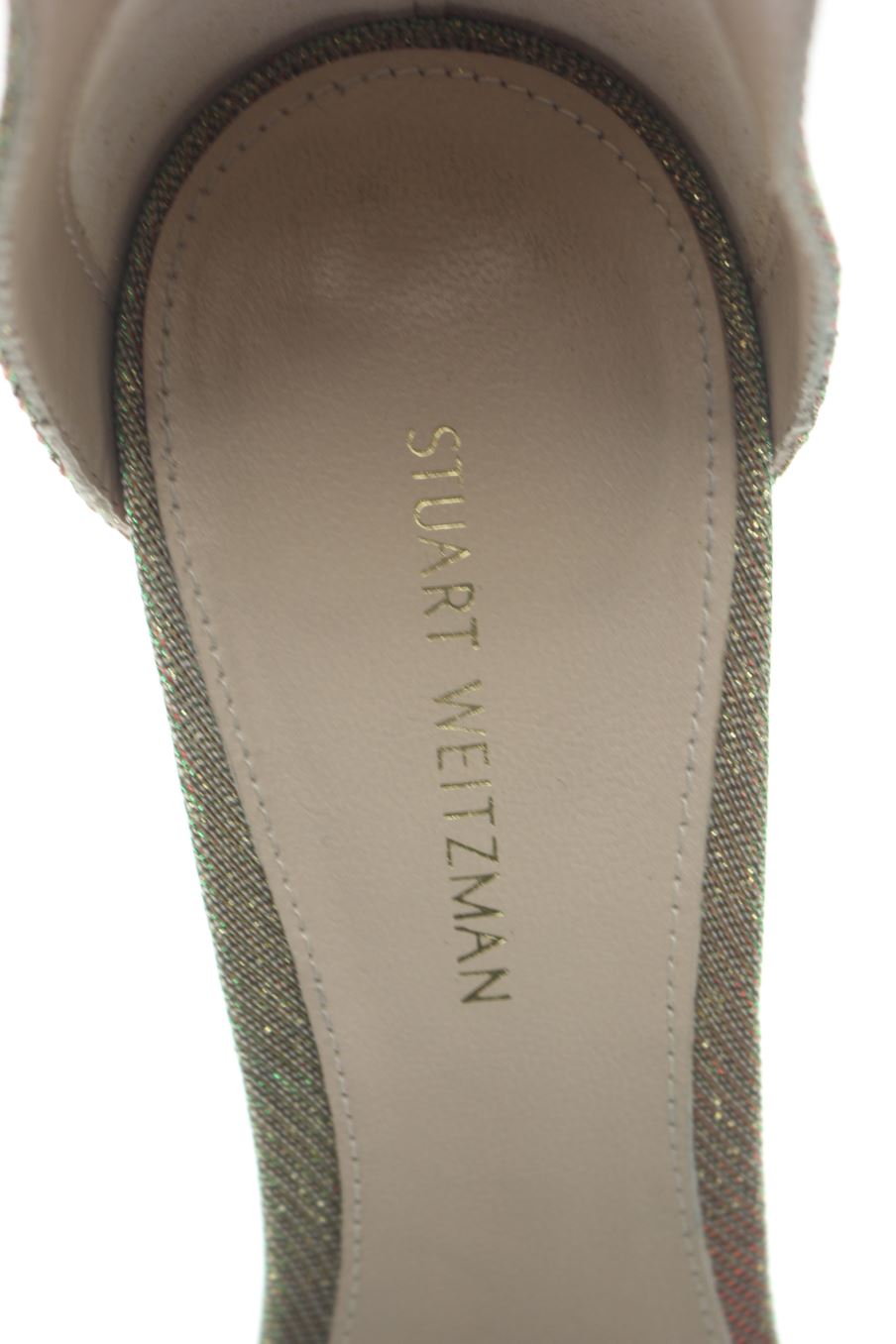 Sandalias tacon de Stuart Weitzman de la talla 38, de color estampado de