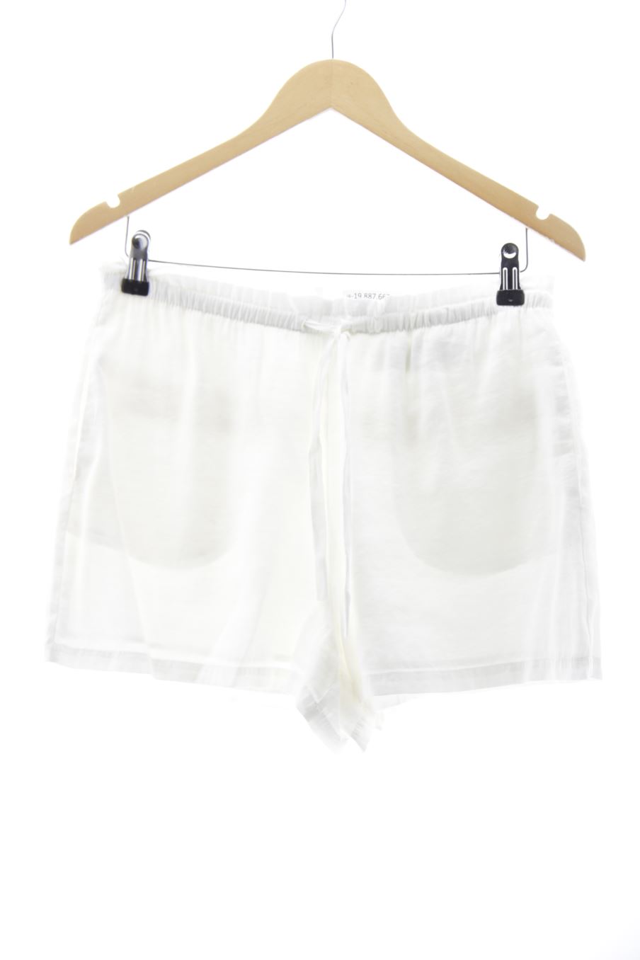Shorts Zara de la taille S, de couleur blanc