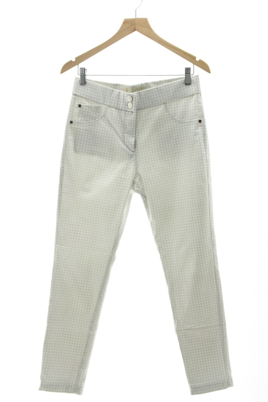 Pantalon zanco de la taille 40, de couleur carreaux
