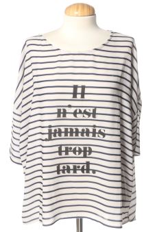 Blouse à manches courtes L Stradivarius