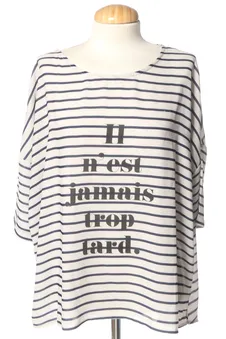 Blouse à manches courtes L Stradivarius, photo 1 sur 2