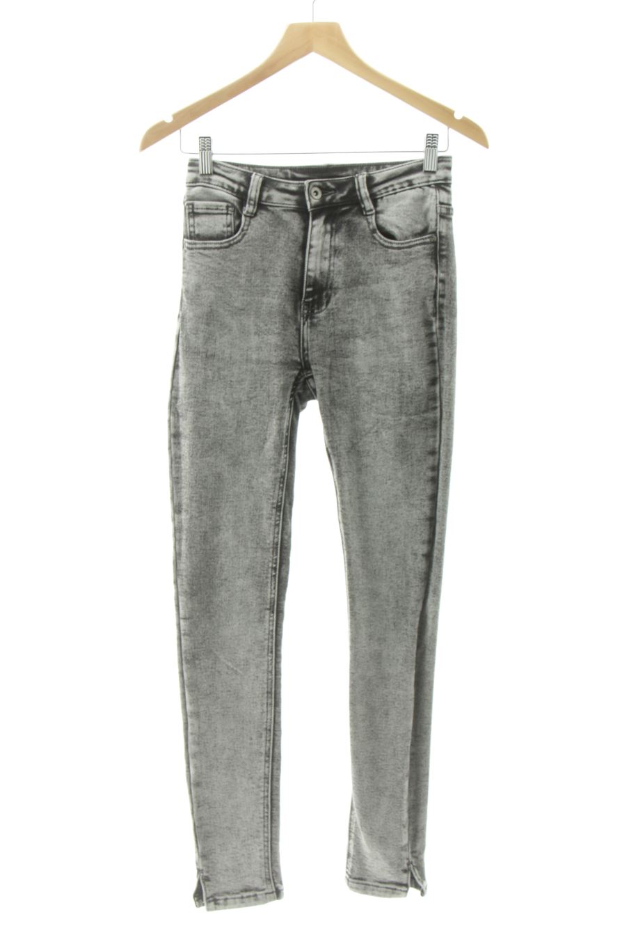 Vaquero de Denim de la talla XS, de color gris