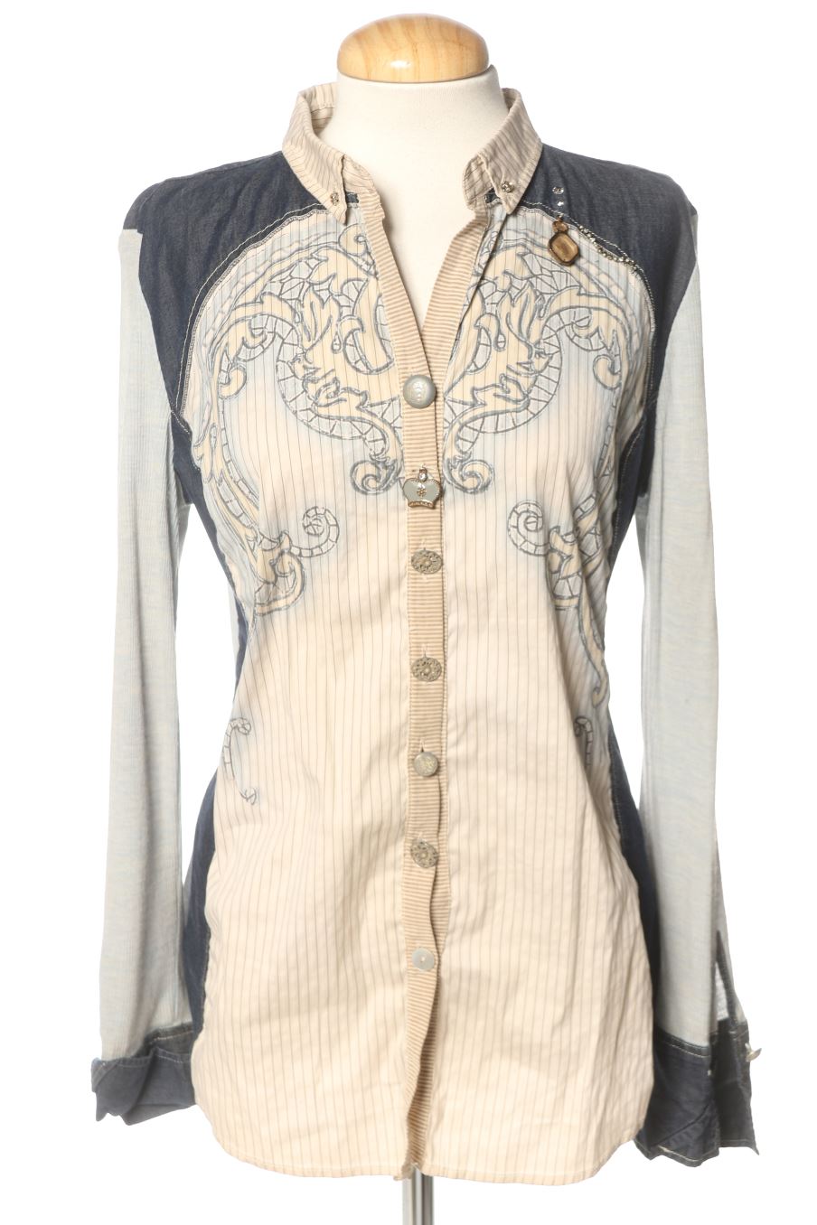 Camisa de Elisa Cavaletti de la talla M, de color estampado