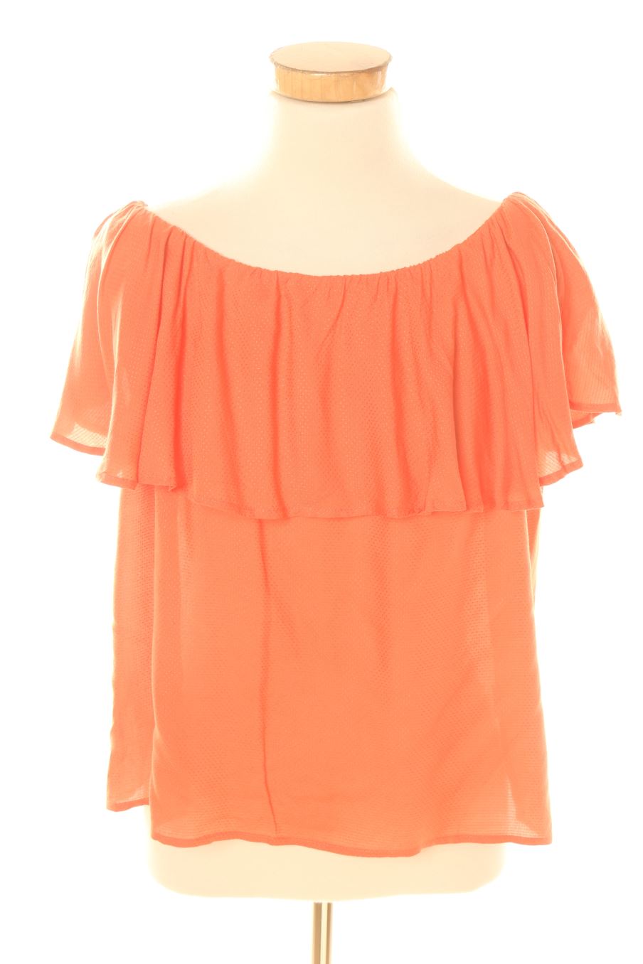 Blusa de manga corta de Sfera de la talla S, de color naranja