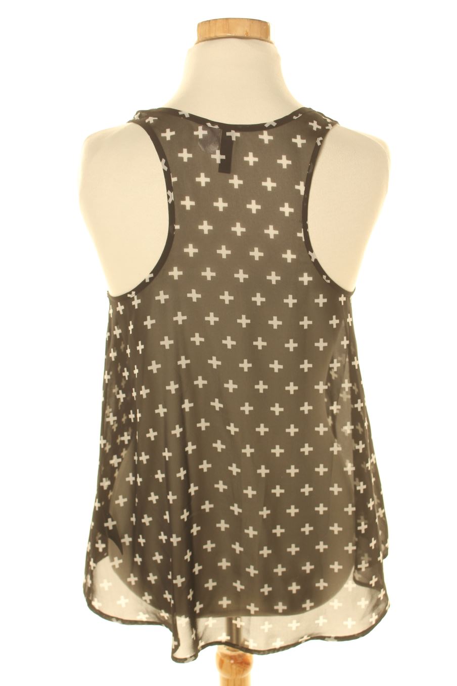 Top de H&M de la talla 34, de color negro