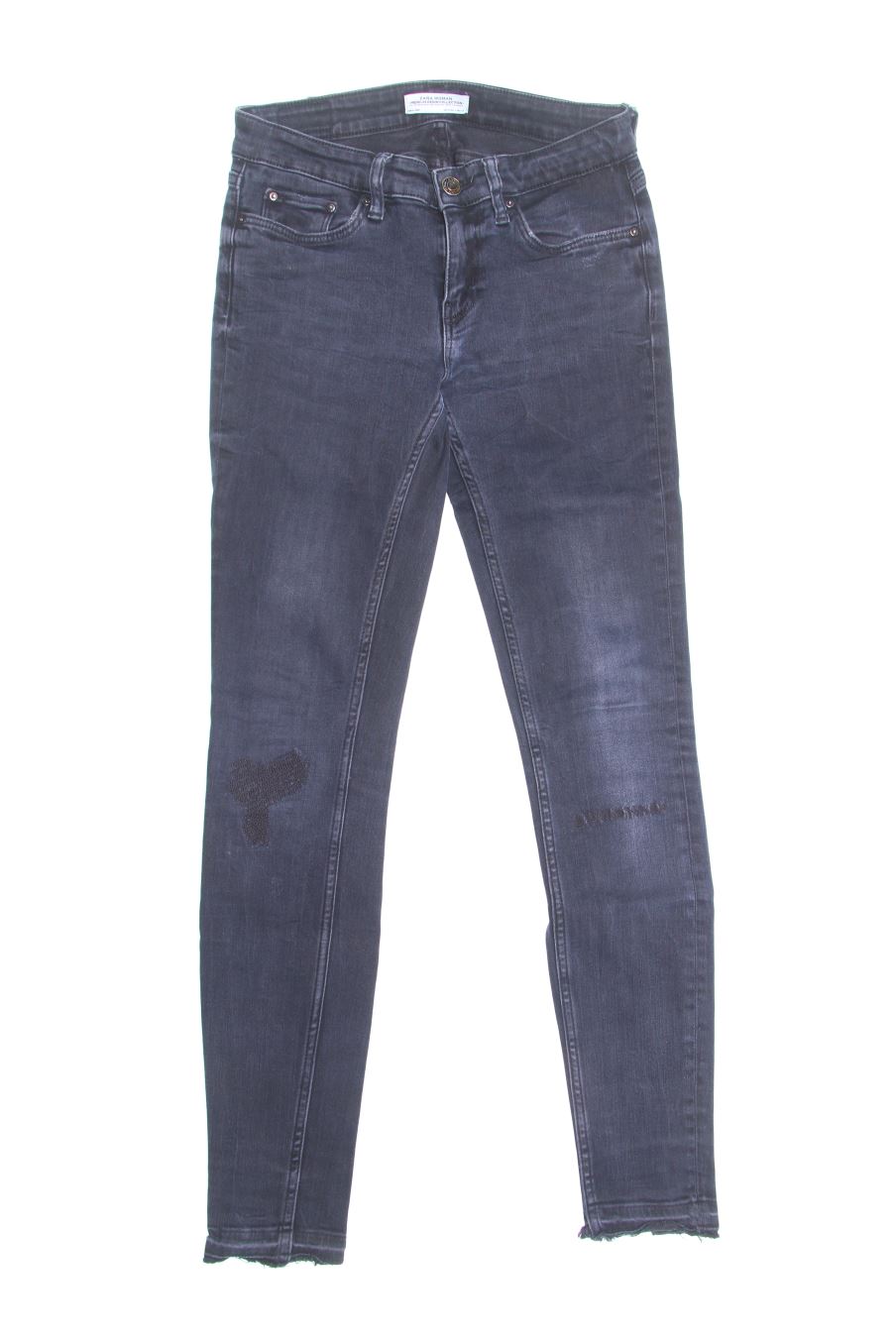 Vaqueros de Trf (ZARA) de la talla 34, de color azul de ropa vaquera