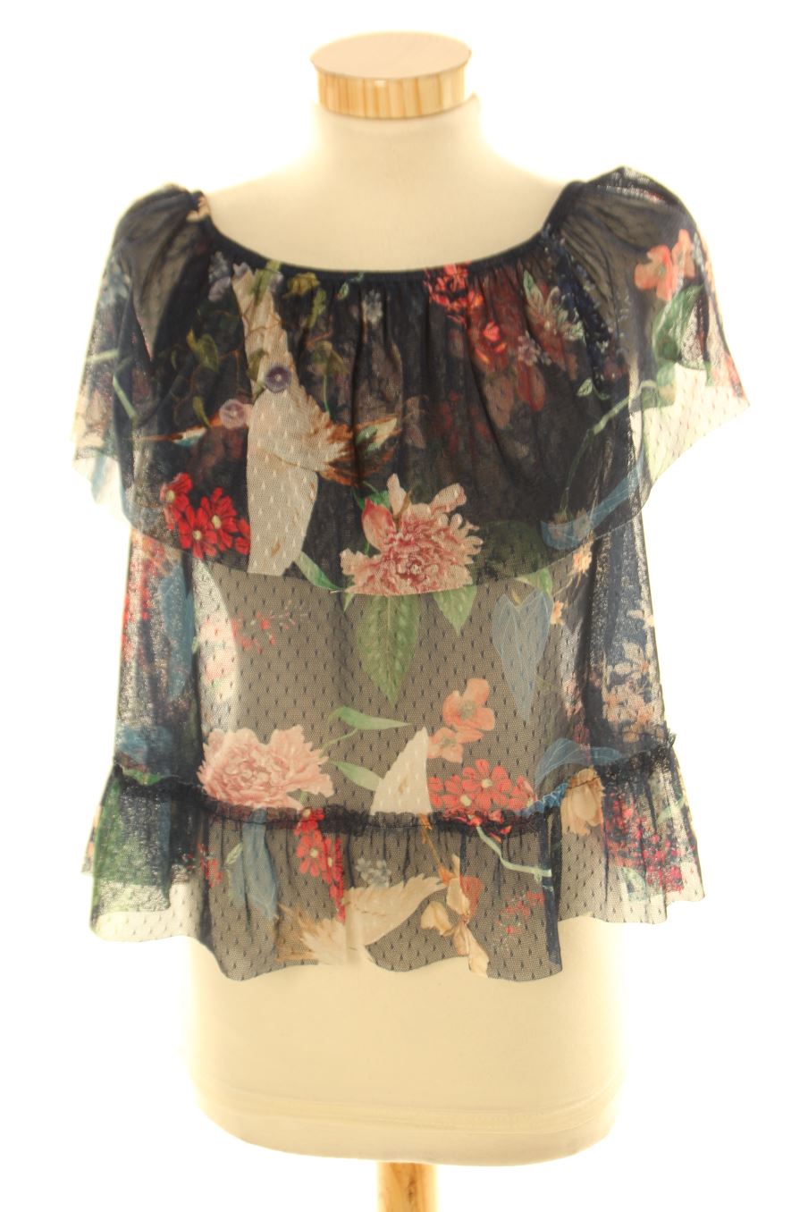 Blouse à manches courtes Fórmula Joven de la taille 38, de couleur fleurs