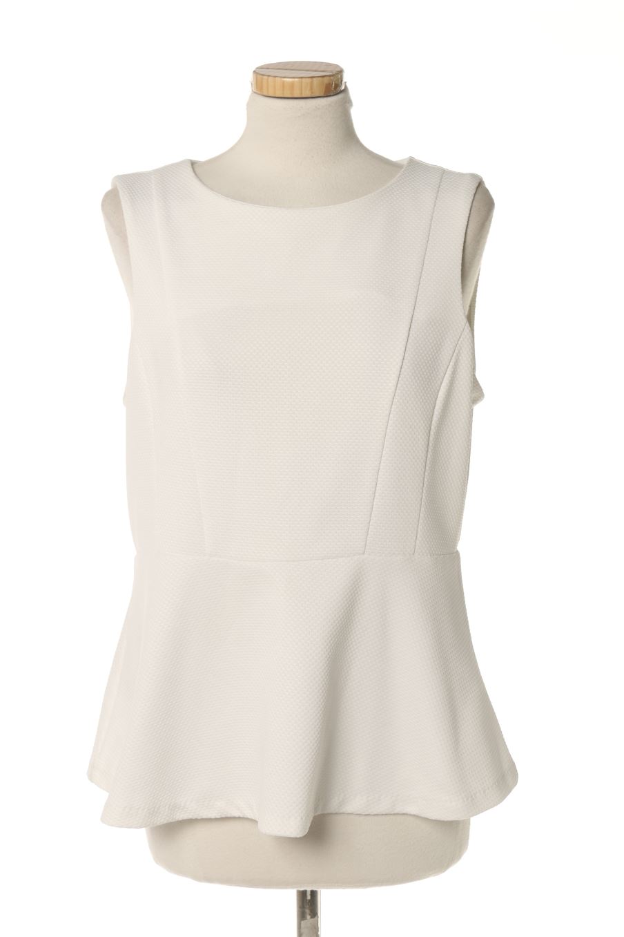 Top H&M de la taille L, de couleur blanc