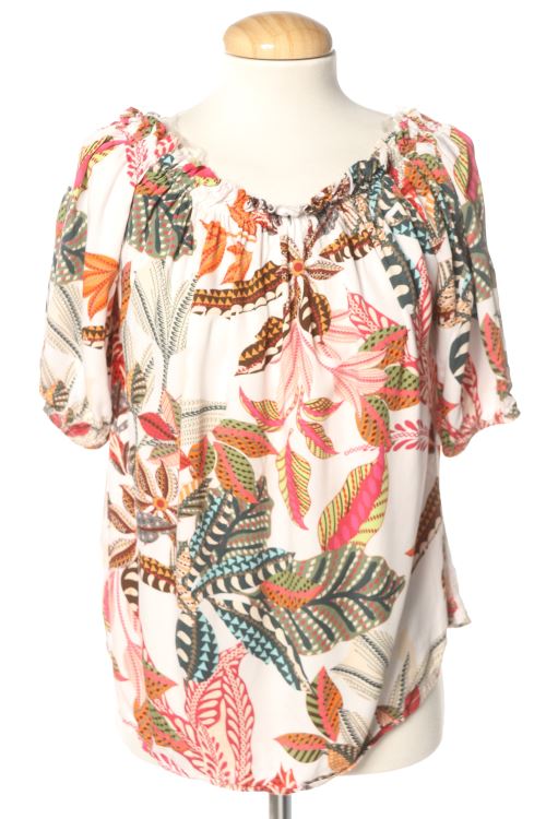 Blusa a maniche corte