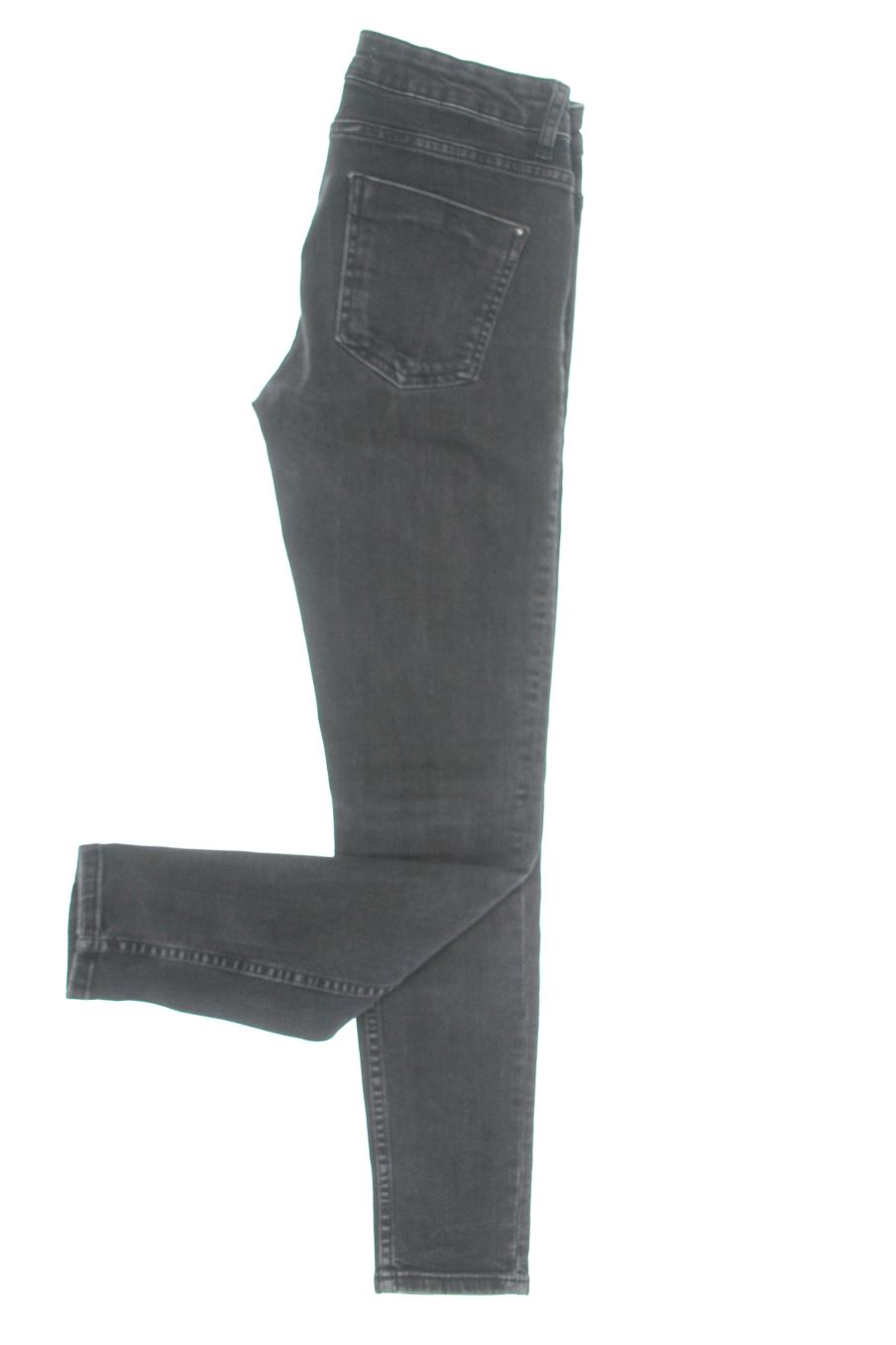Vaqueros de Zara de la talla 36, de color gris de ropa vaquera