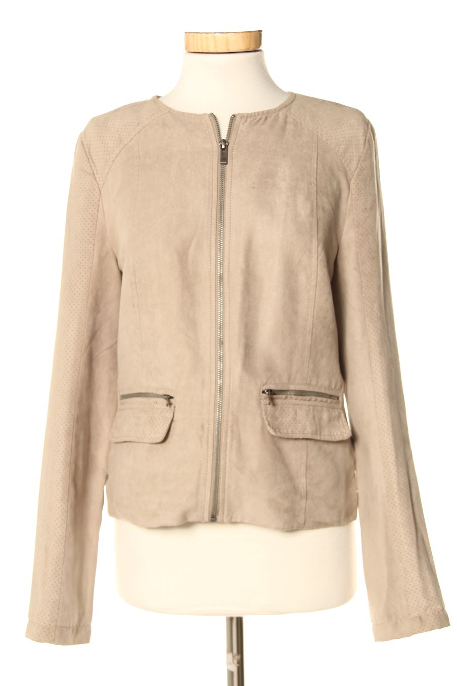 Blouson Camaieu de la taille 36, de couleur beige