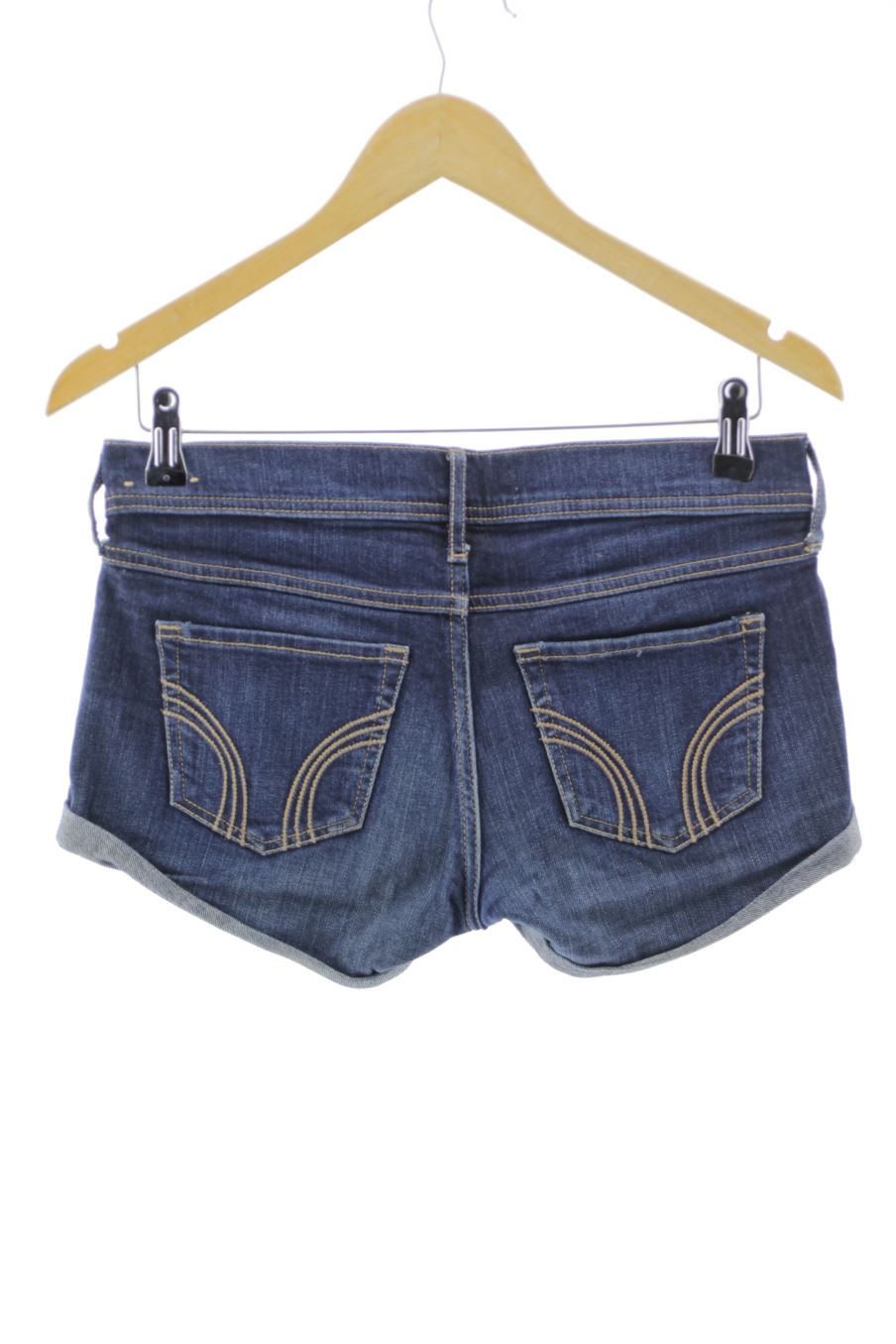 Shorts Hollister de la taille 36, de couleur bleu de denim