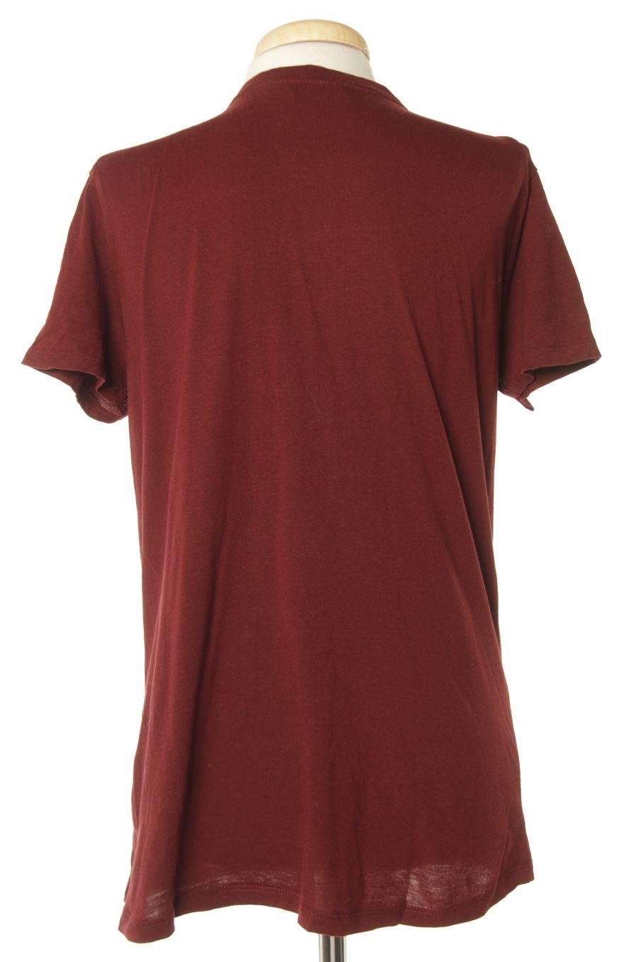 T-shirt Pull & Bear de la taille M, de couleur bordeaux