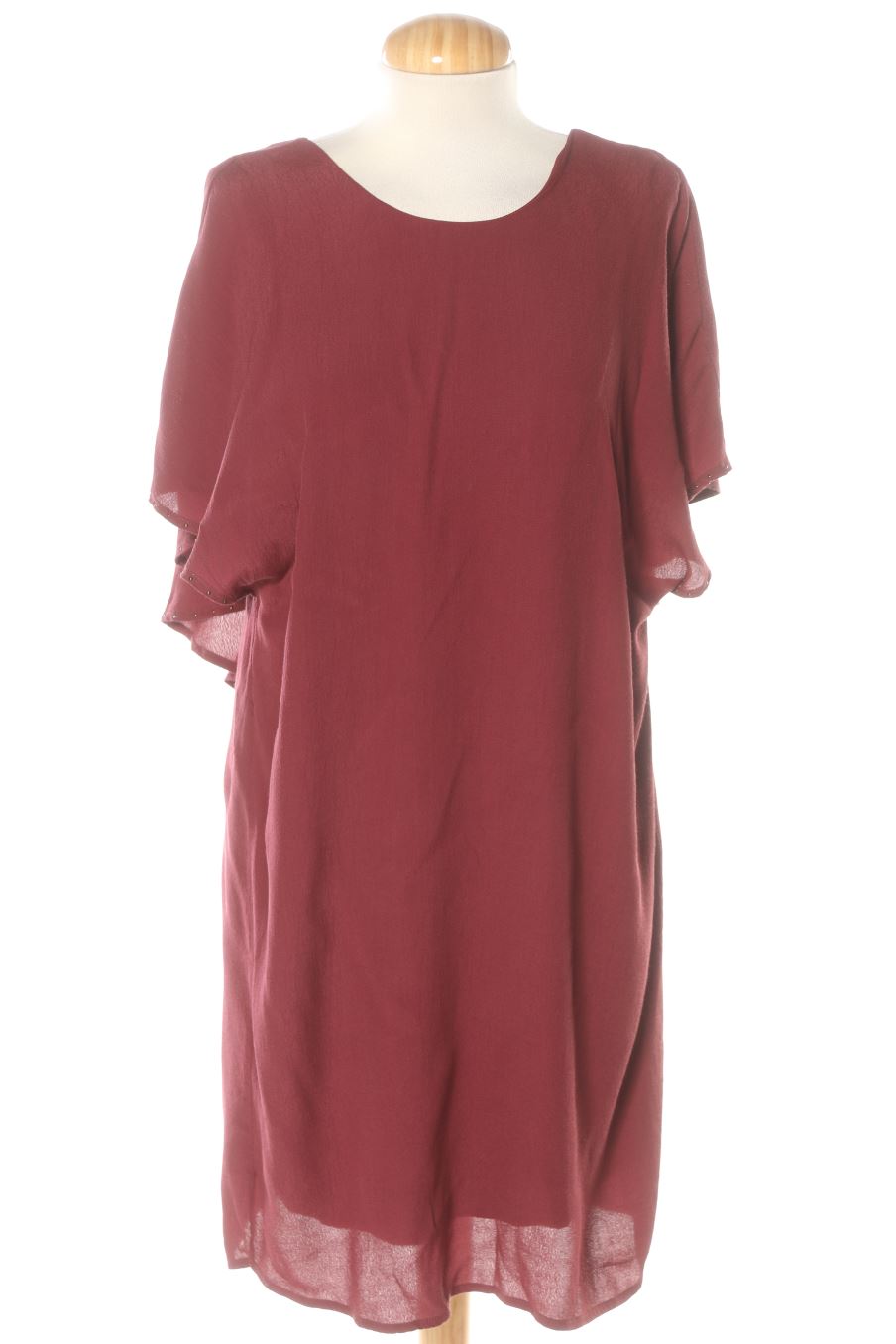 Robe casual Vila Clothes de la taille M, de couleur bordeaux
