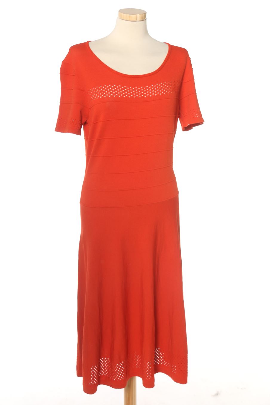 Robe casual Surkana de la taille XL, de couleur rouge