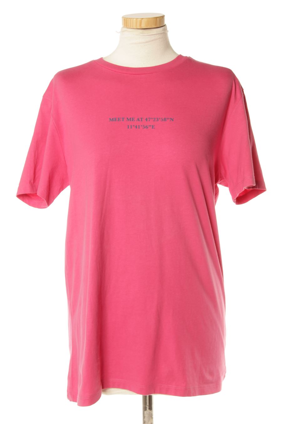Camiseta de Bershka de la talla S, de color rosa
