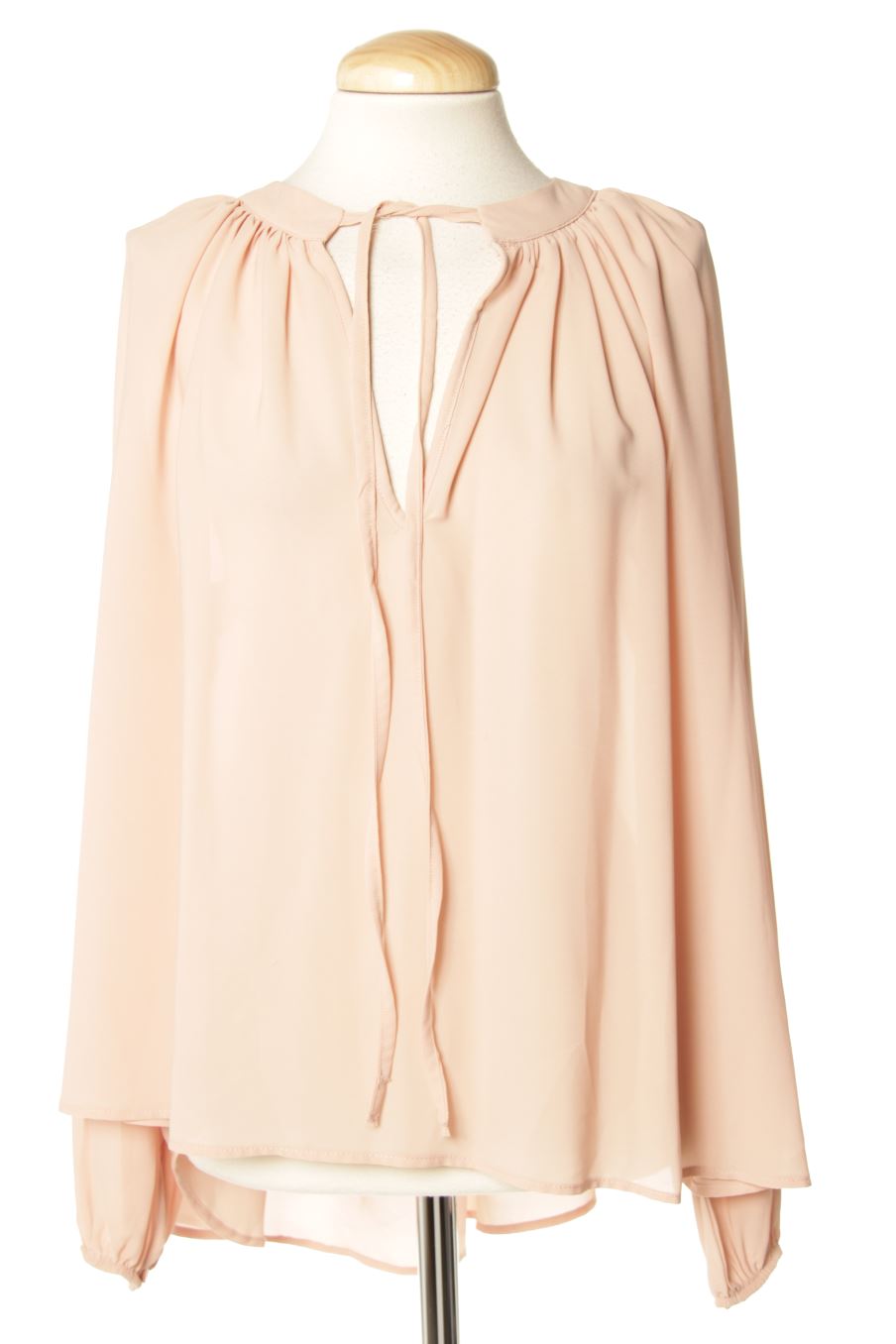 Blouse à manches longues Made in italy de la taille S, de couleur rose