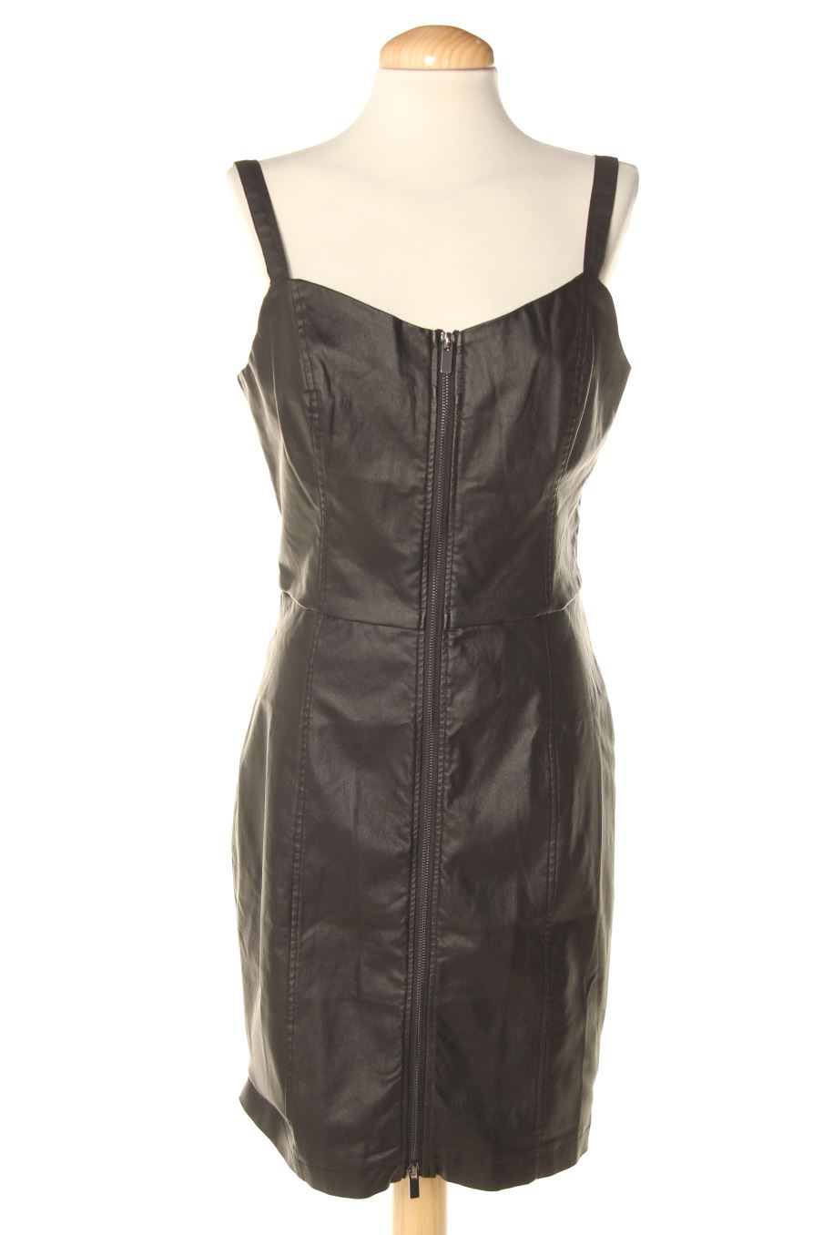 Vestido casual de Mohito de la talla 38, de color negro de sintético