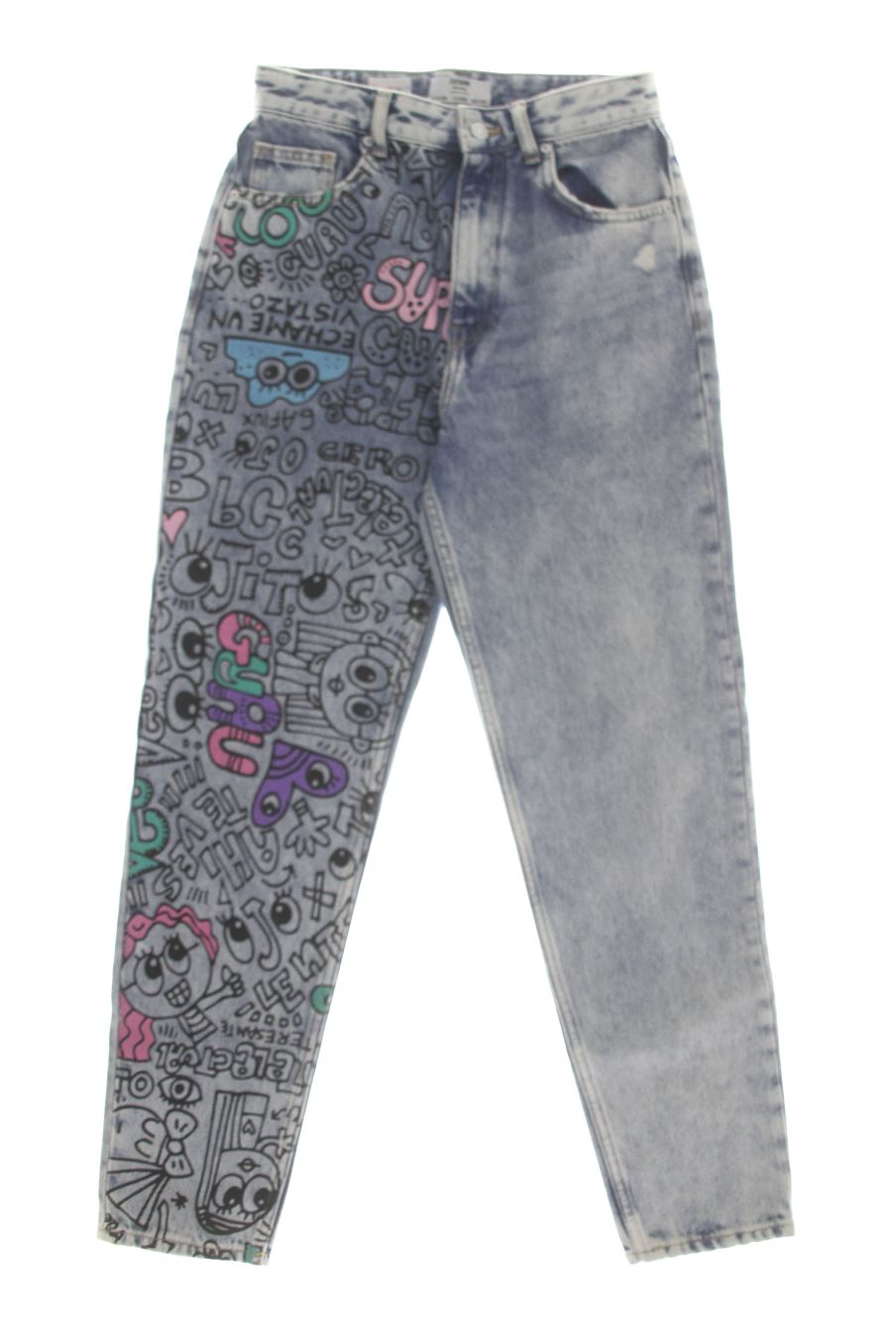 Vaqueros de Bershka de la talla 36, de color azul de ropa vaquera