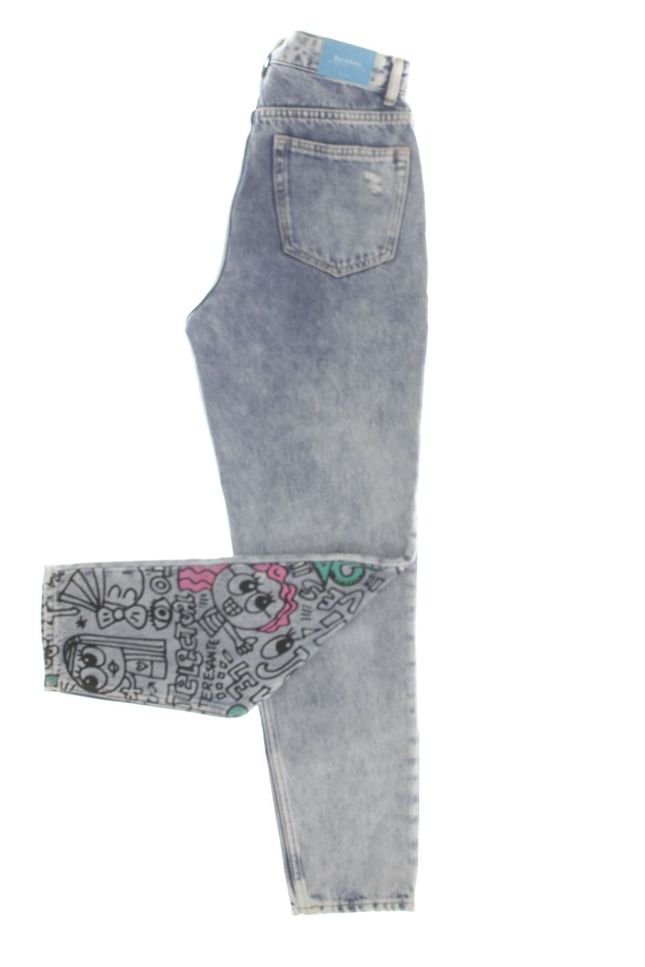 Vaqueros de Bershka de la talla 36, de color azul de ropa vaquera