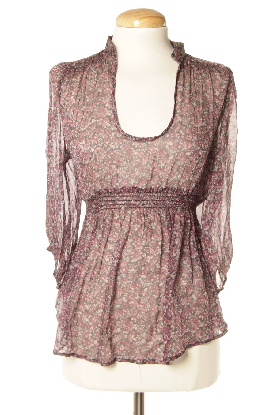 Blusa a maniche lunghe de Zara de la talla XS, de color fiori