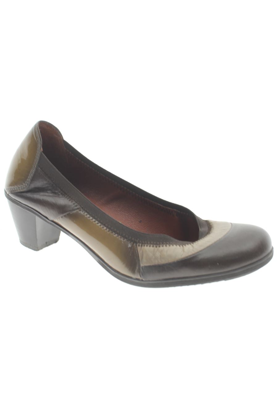 Zapatos de tacon de Hispanitas de la talla 36, de color marrón de