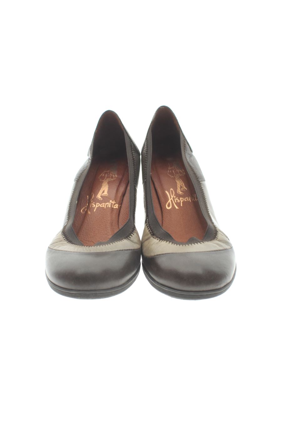 Zapatos de tacon de Hispanitas de la talla 36, de color marrón de