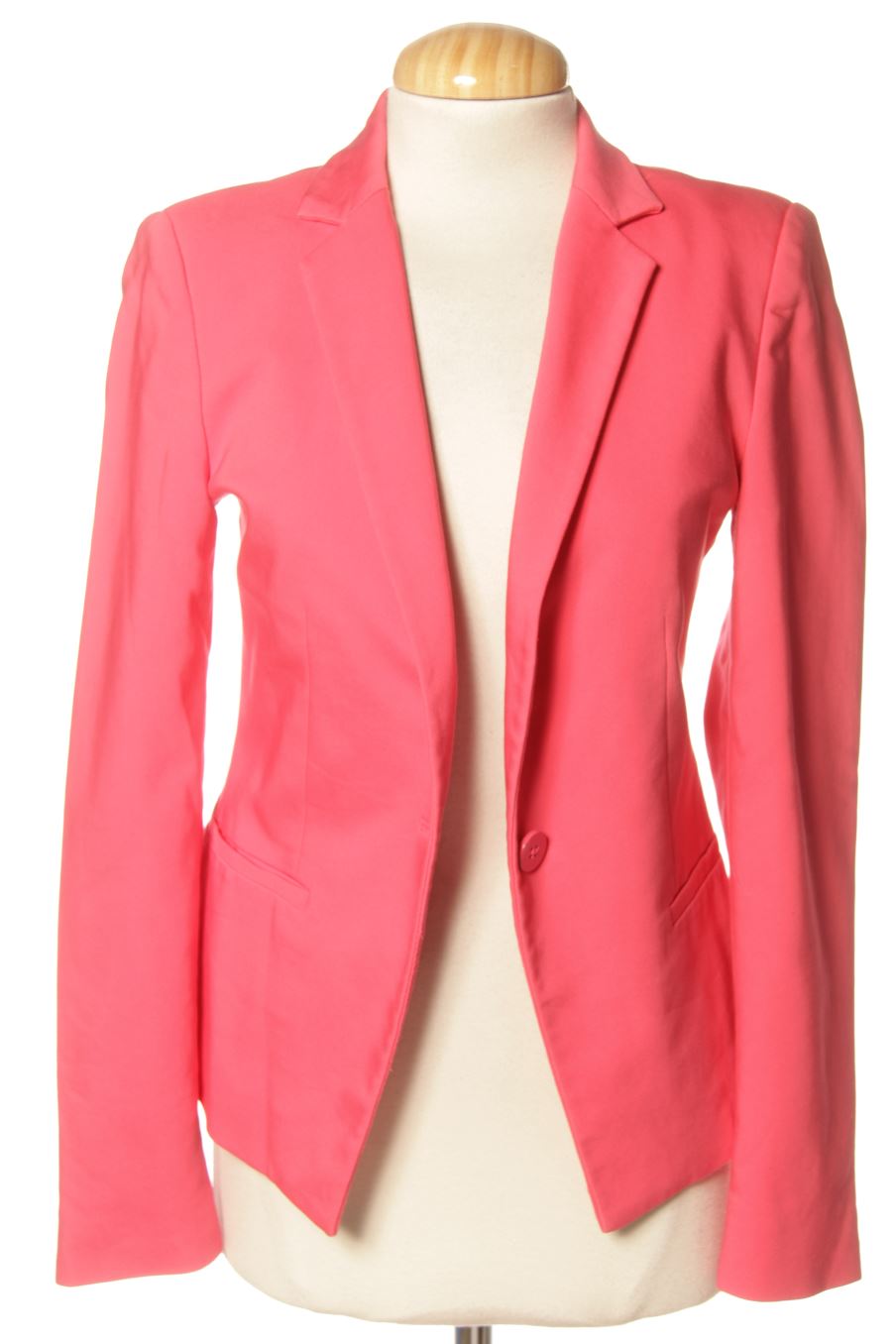 Blazer de Zara de la talla S, de color rosa