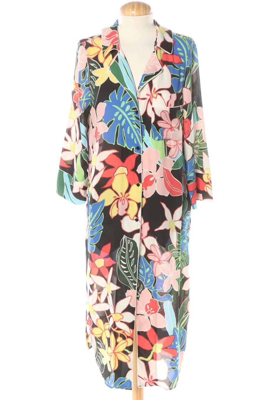 Robe casual Zara de la taille XS, de couleur fleurs