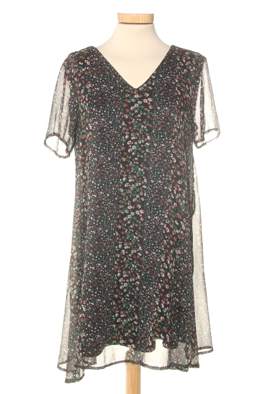 Robe casual Jacqueline De Yong de la taille 34, de couleur fleurs