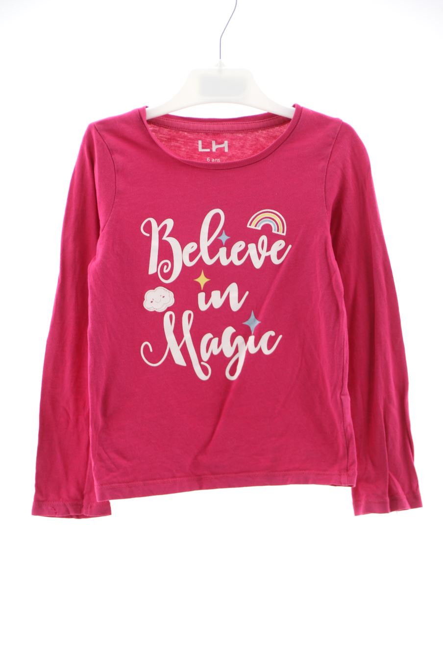 T-shirt manches longues La Halle de la taille 6 ans de seconde main