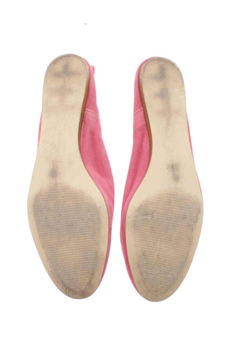 Zapatos planos de Mango de la talla 37, de color rosa de