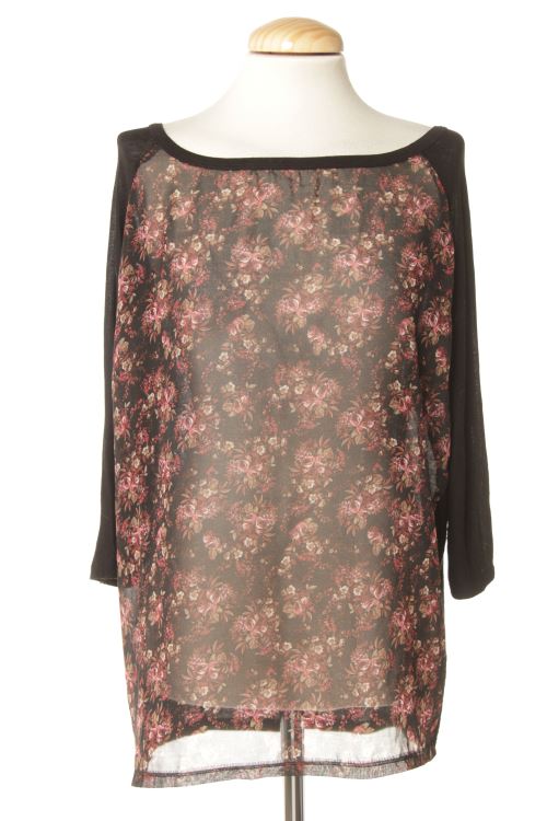 Blusa a maniche lunghe