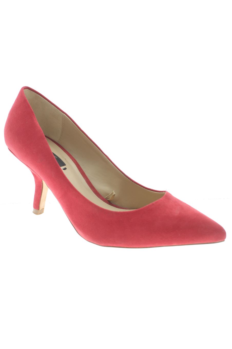 Zapatos de tacon de Zara de la talla 38, de color rojo de
