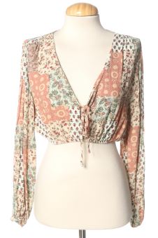 Blusa a maniche lunghe S Pull & Bear