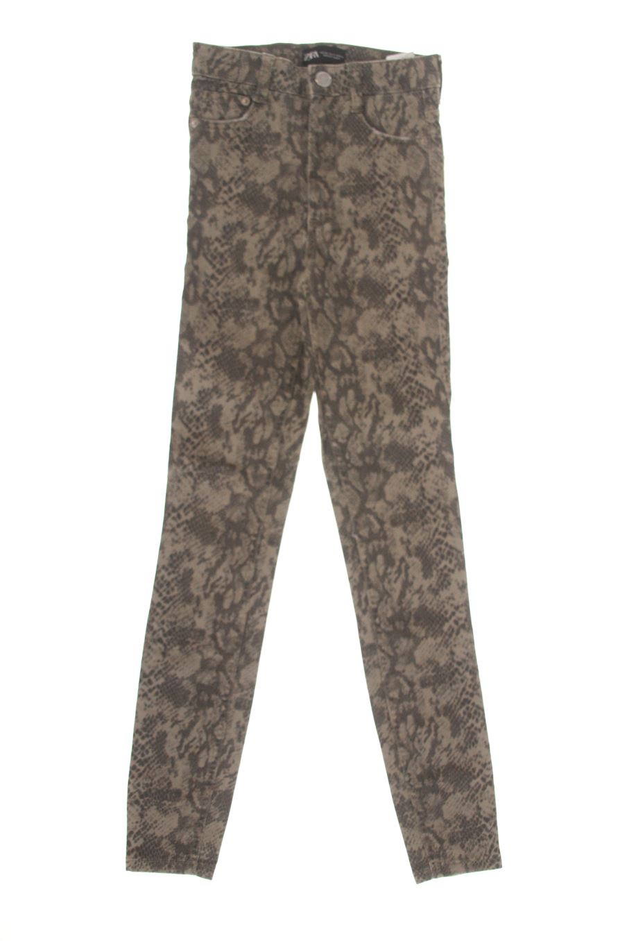 Vaquero de Zara de la talla 32, de color animal print de ropa vaquera