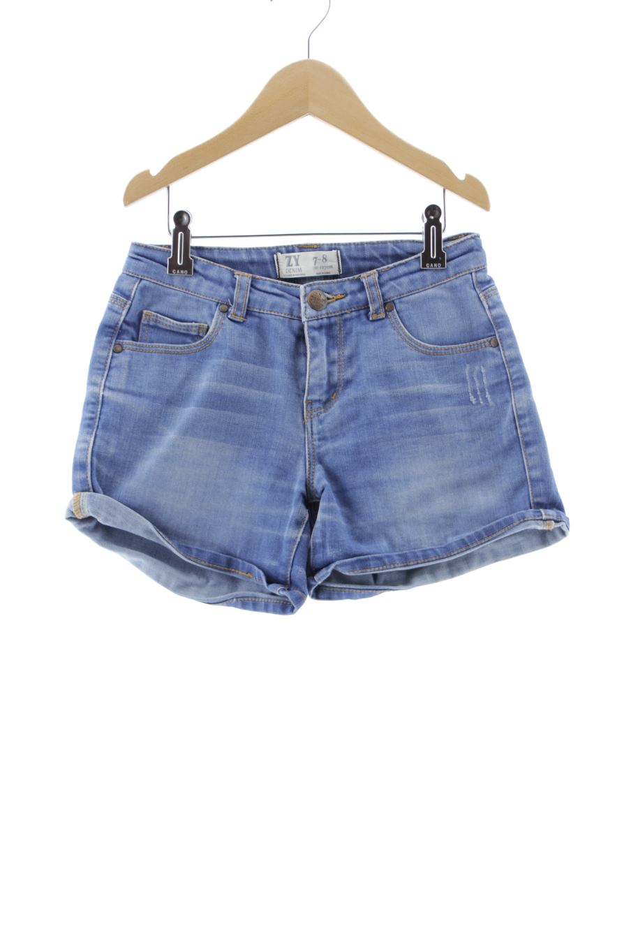 Short en jean ZY de la taille 7 ans de denim de seconde main