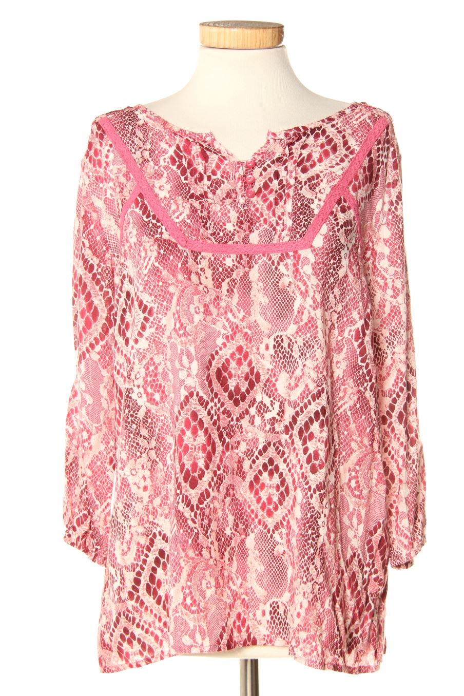 Blouse à manches longues My Collection Designed in Paris de la taille M, de couleur imprimés
